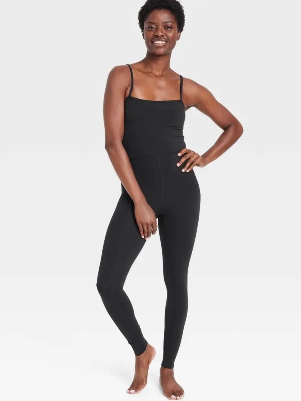 all in motion Black Slim-Fit Jumpsuit Romper